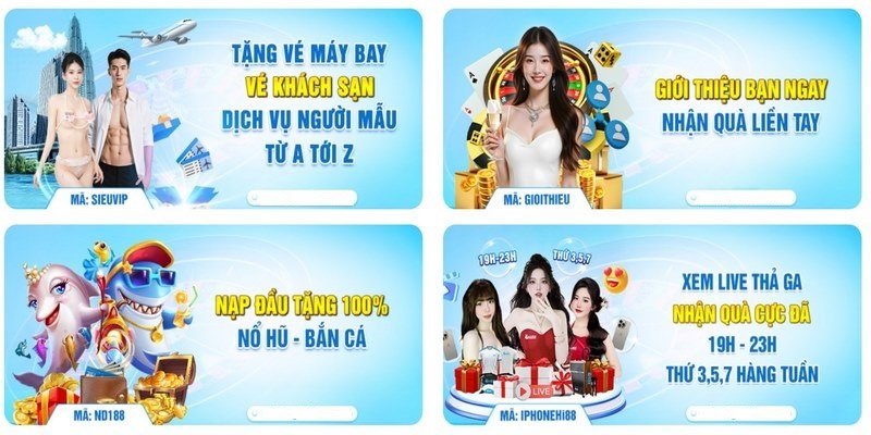 Ngập tràn các ưu đãi tri ân người chơi Hi88